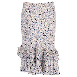 Ralph Lauren-Falda a media pierna con volantes florales en algodón multicolor de Ralph Lauren-Otro