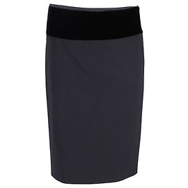 Ralph Lauren Bleistiftrock aus schwarzem Polyester Schwarz
