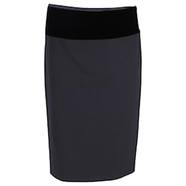Ralph Lauren-Ralph Lauren Pencil Skirt in Black Polyester -Black