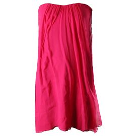 Alice + Olivia Minivestido sem alças Alice e Olivia em seda rosa Rosa