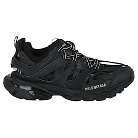 Balenciaga-Balenciaga Track Mesh and Rubber Sneakers-Black