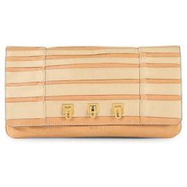 Chloé Chloe nackte Lederclutch Fleisch