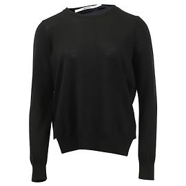 Pull J Brand avec Dos Transparent en Laine Noire Noir