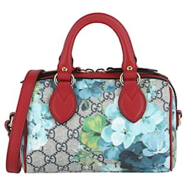 Gucci-Borsa a tracolla mini floreale Gucci GG Supreme-Multicolore