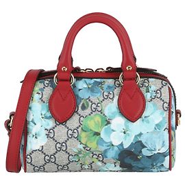 Bolsa transversal Gucci GG Supreme Floral Mini Multicor
