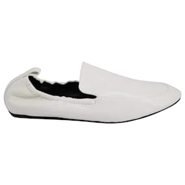 Lanvin-Lanvin Loafers in White Leather-White