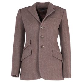Blazer espinha de peixe Ralph Lauren em algodão marrom Marrom
