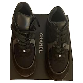 Chanel-Black classic Chanel sneakers-Black