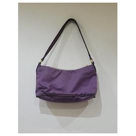 Prada-Prada mini bag handbag bag-Dark purple
