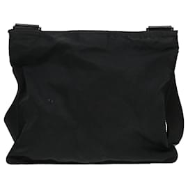 Prada-PRADA Shoulder Bag Nylon Black Auth ar7475-Black