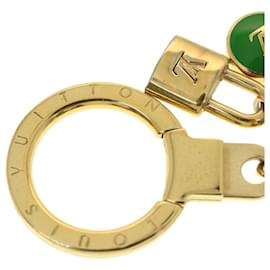 Louis Vuitton-LOUIS VUITTON Porte Cles Pastilles Bag Charm M65387 Gold Brown LV Auth th2937-Brown,Golden