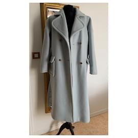 Courreges-Coats, Outerwear-Light blue