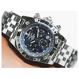 Breitling-BREITLING Chrono Mat44 blackMOP Japan edition 500 Lot Limited Mens-Silvery