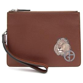 Giorgio Armani-Saddlebags-Brown