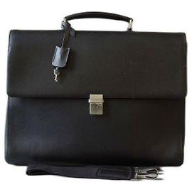 Giorgio Armani Sacs Porte-documents Noir