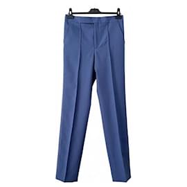 Céline-Un pantalon, leggings-Bleu