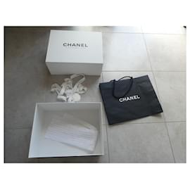 Chanel-grande boite vide chanel pour sac a main-Blanc