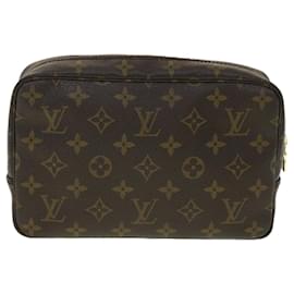 Louis Vuitton-Louis Vuitton Monogram Trousse Toilette 23 Clutch Bag M47524 LV Auth pt4723-Other