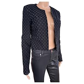 Gestuz Dotted Wool Jacket Black Black