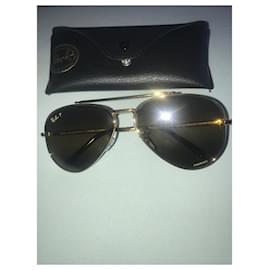 Ray-Ban-NEW AVIATOR POLARIZED-Golden