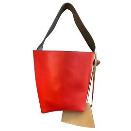 Borsa a secchiello Céline bicolore in pelle con portafoglio rimovibile Multicolore