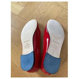 Repetto-Ballerines REPETTO neuves en cuir vernis rouge flamme-Rouge