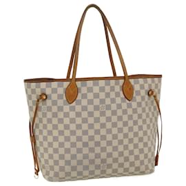 Louis Vuitton-LOUIS VUITTON Damier Azur Neverfull MM Tote Bag N41605 LV Auth rd2857-Other