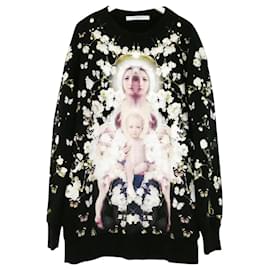 Givenchy-Givenchy Baby’s Breath & Madonna print sweatshirt-Black
