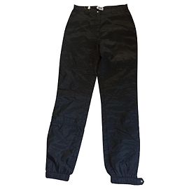 Calça Moschino Cheap And Chic Preta Acolchoada Impermeável Preto