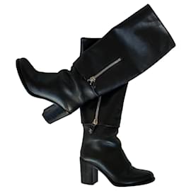 Chanel-Riding boots-Noir