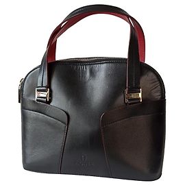 Bolsa Aigner de couro preto Preto