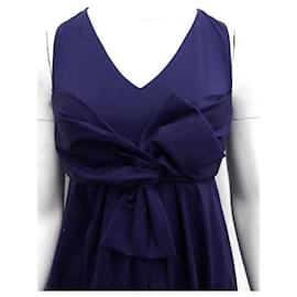 Paule Ka-Paule Ka purple dress with bows-Purple