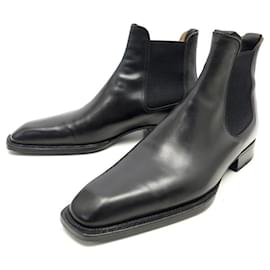 JM Weston-NEW JM WESTON BOOTS BEAUBOURG SHOES 631 cuir 8D 42 Shoe trees-Black