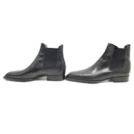 JM Weston-NEW JM WESTON BOOTS BEAUBOURG SHOES 631 cuir 8D 42 Shoe trees-Black
