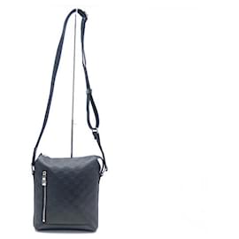 Louis Vuitton-NEW LOUIS VUITTON DISCOVERY MESSENGER DAMIER INFINY BANDOULIERE BAG-Black