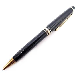Montblanc-PENNA A SFERA MONTBLANC MEISTERSTUCK CLASSIC ORO MB1088 PENNA IN RESINA NERA-Nero