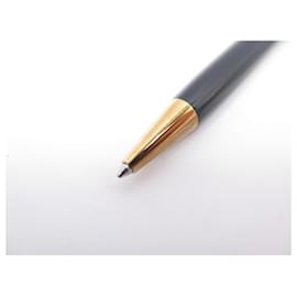 Montblanc-PENNA A SFERA MONTBLANC MEISTERSTUCK CLASSIC ORO MB1088 PENNA IN RESINA NERA-Nero