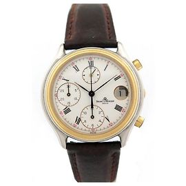 Baume & Mercier OROLOGIO BAUME E MERCIER BAUMATIC 6103 auto 36 CRONOGRAFO MM ORO E ACCIAIO D'oro