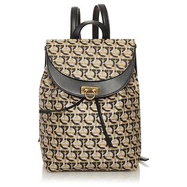 Salvatore Ferragamo Zaino Gancini Ferragamo Marrone Marrone