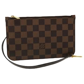 Louis Vuitton-Bolsa LOUIS VUITTON Damier Ebene Neverfull PM LV Auth bs2261-Outro