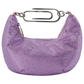 Off White-Binder clip 20 Bag in Strass / Lilac-Purple