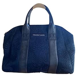 CHLOE NAVY SATCHEL buy BY CHRISTIAN LACROIX