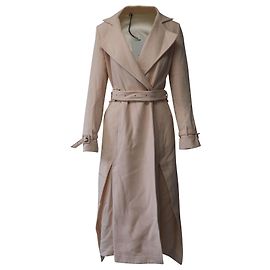 Abrigo Roland Mouret Elbury de lana rosa pastel Otro