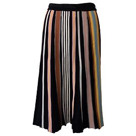 Falda midi a rayas en viscosa multicolor de Tory Burch Multicolor