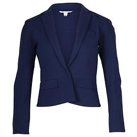 Diane Von Furstenberg Reiko Blazer in Blue Viscose Navy blue