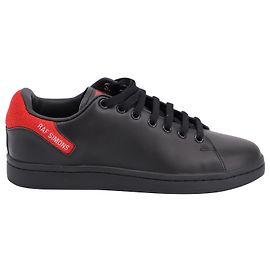 Baskets Basses Raf Simons en Cuir Noir Noir