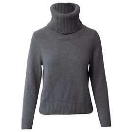Totême Toteme Chunky Rollkragenoberteil in Grey Laine Grau