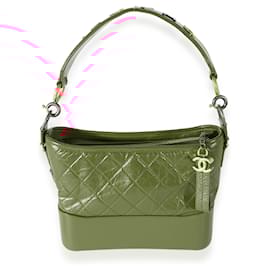 Chanel-Chanel Red Aged Calfskin Medium Gabrielle Novelty Hobo -Red