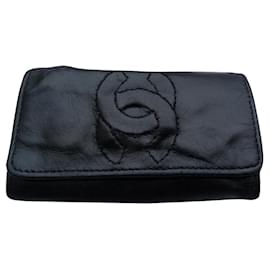 Chanel-Purses, wallets, cases-Black,Dark red