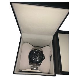 Reloj Gucci Dive YA136218 45mm nuevo Plata